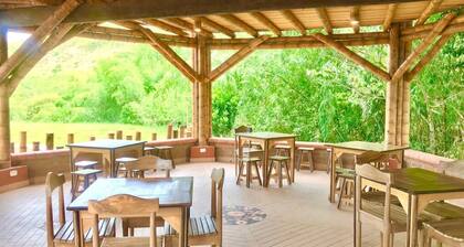 NATURE, WOOD AND CHARM IN THE COFFEE SHAFT.