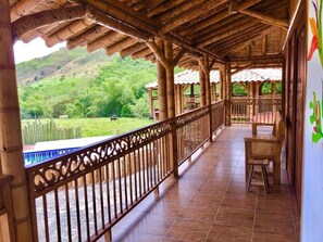 Terrace/patio - NATURE, WOOD AND CHARM IN THE COFFEE SHAFT. (Risaralda)
