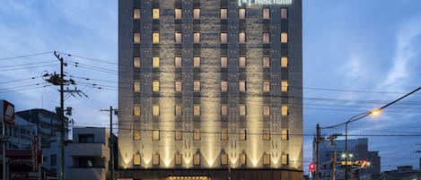 Front of property – evening/night