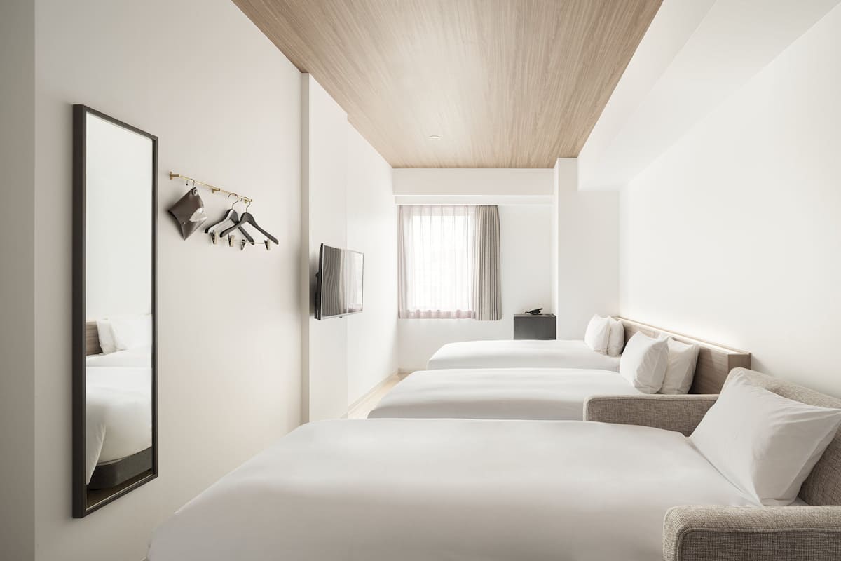 Eenvoudige driepersoonskamer, toegankelijk voor mindervaliden, niet-roken (25 sqm) | Extra bedden
