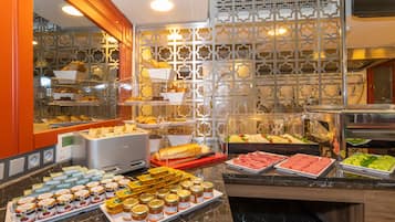 Daily buffet breakfast (EUR 10 per person)