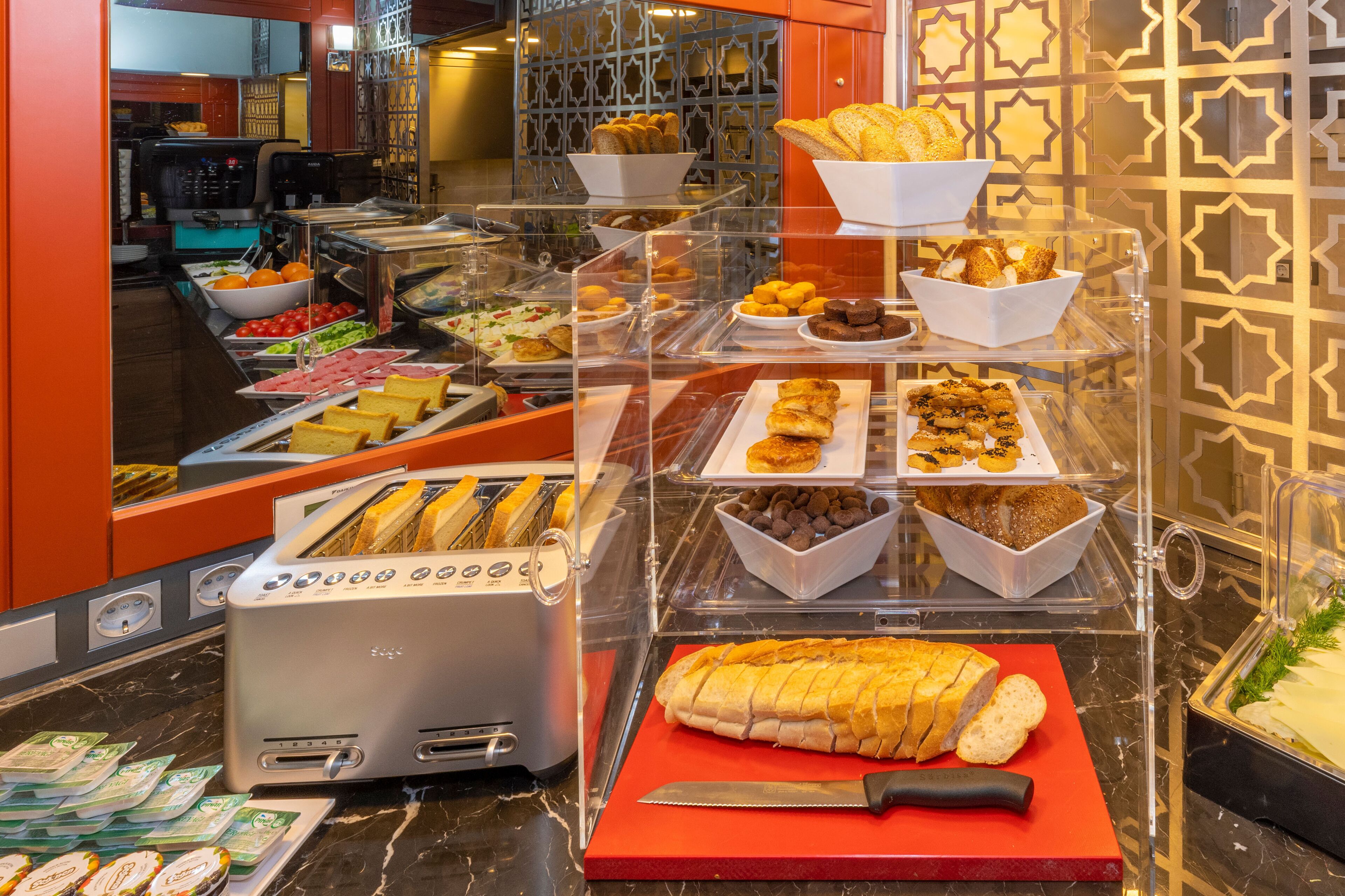 Daily buffet breakfast (EUR 10 per person)