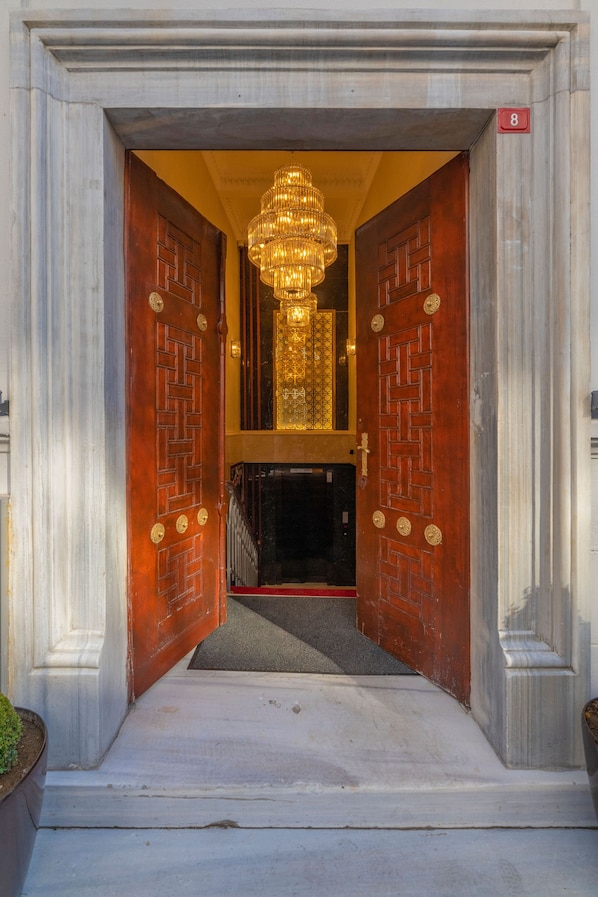 Entrada de la propiedad