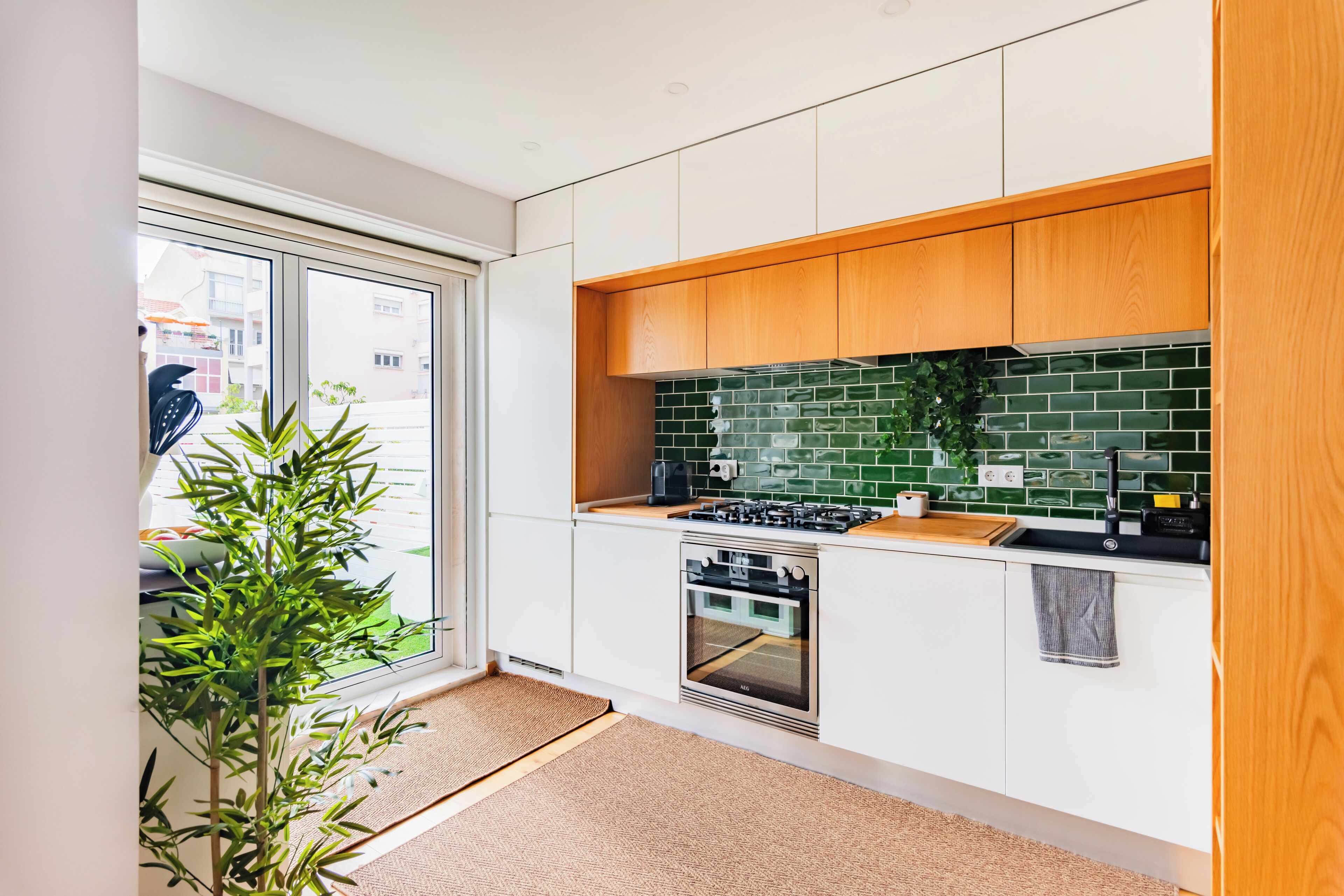 City-Apartment, 2 Schlafzimmer | Eigene Küche | Kochgeschirr/Geschirr/Besteck