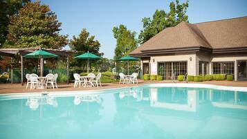 Indoor pool, a heated pool