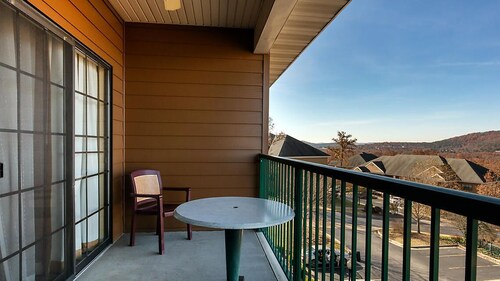 Cozy units at The Falls Village Resort in Branson!