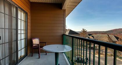 Cozy units at The Falls Village Resort in Branson!