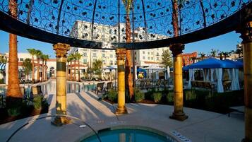 Indoor pool, a heated pool