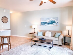 Condo (Shores Of Panama 1409) | Living room - Shores Of Panama 1409 (Panama City Beach)