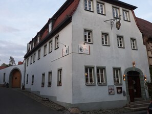 Front of property - evening/night