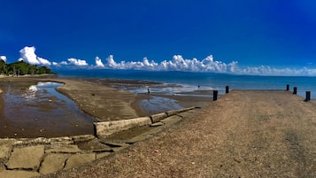 Uitzicht op strand/zee