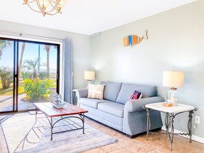 Condo, 1 très grand lit et 1 canapé-lit (The Summit 105 ) | Salle de séjour