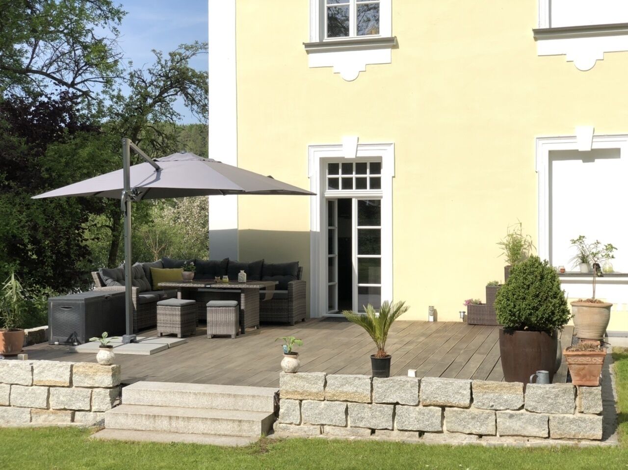 Apartment, eigenes Bad (Erdgeschoss) | Terrasse/Patio