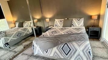 1 bedroom, iron/ironing board, Internet, bed sheets