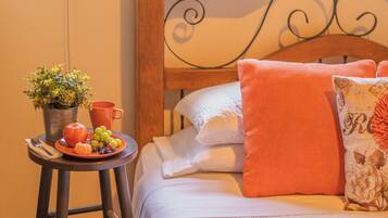 Down duvets, memory-foam beds, in-room safe, individually decorated