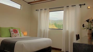 Villa exclusiva, 1 habitación, para no fumadores, vista a la montaña | Edredón, camas con efecto memoria y caja de seguridad en la habitación