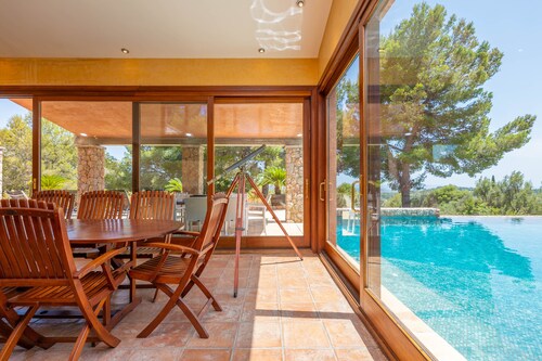 CAN TONI GAT - Villa with private pool and beautiful garden amidst privileged natural surr