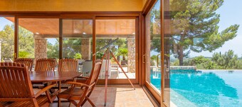 CAN TONI GAT - Villa with private pool and beautiful garden amidst privileged natural surr