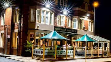 Front of property – evening/night