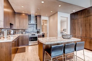 Fridge, microwave, oven, stovetop - 100 Percent Completely Renovated Gorgeous Snowbird Ski In/Ski Out Condominium (Alta)