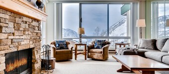 Ski in/Ski Out to Snowbird Ski Area in Spacious Condominium with Two Fireplaces