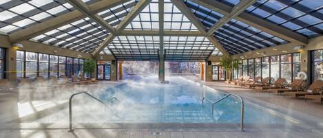 Indoor pool, outdoor pool
