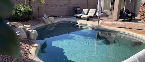 Beheizter Pool