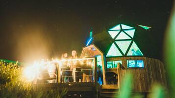 Front of property – evening/night