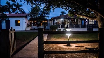 Front of property – evening/night