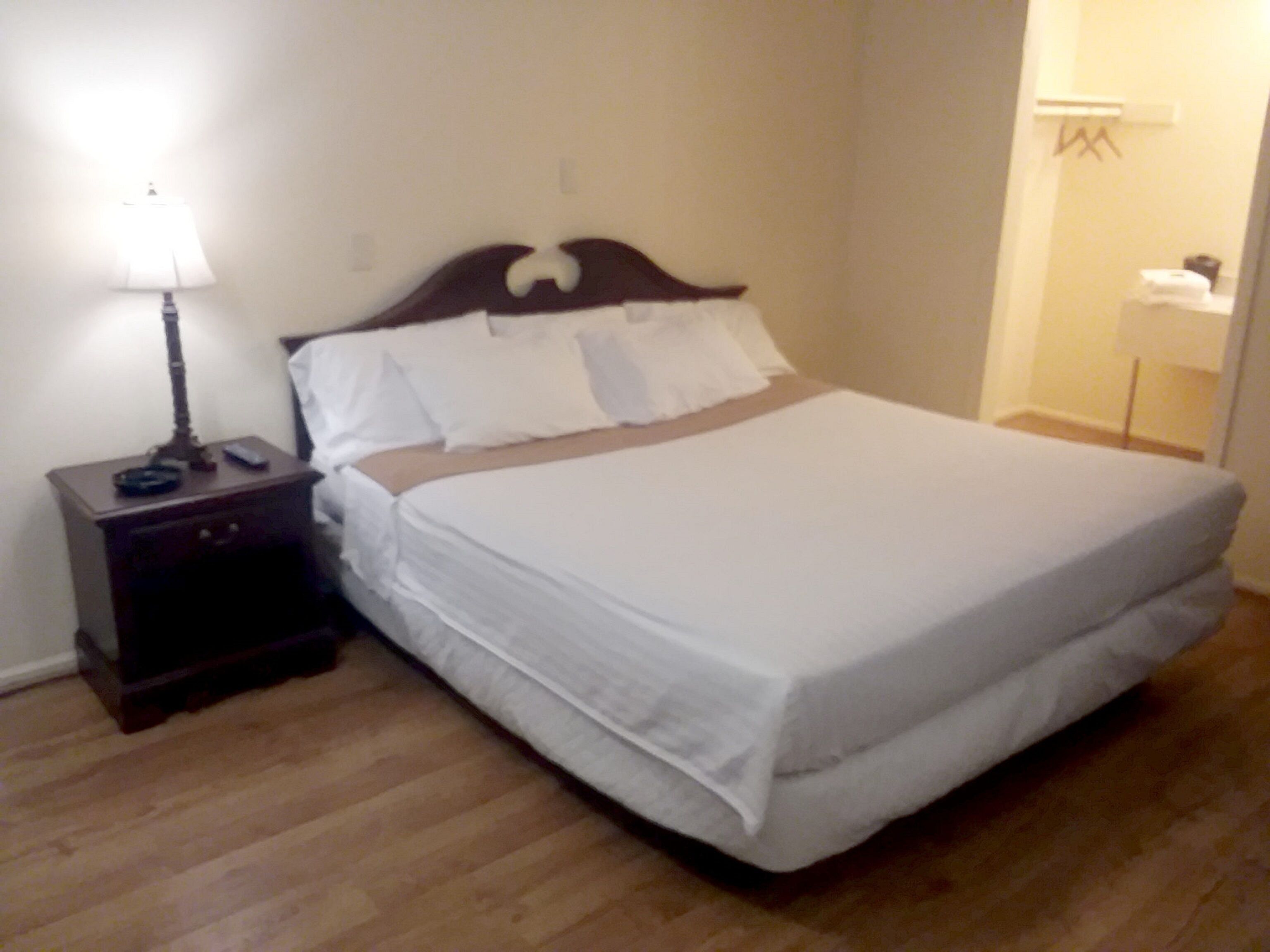 blackout curtains, free wifi, bed sheets