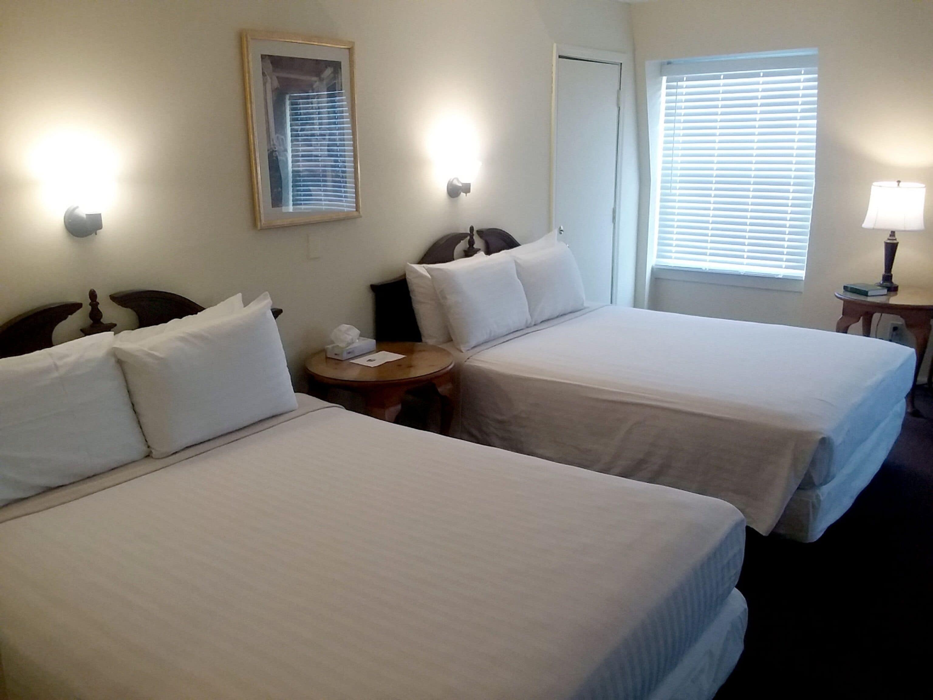 double queen suite non-smoking | blackout curtains, free wifi, bed sheets