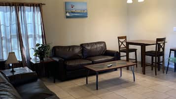 45-inch TV with cable channels