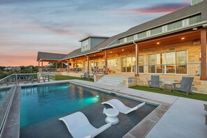 Una piscina riscaldata