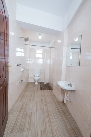 Dusche, Regendusche, Handtücher