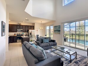 Ferienhaus, 6 Schlafzimmer | Wohnzimmer