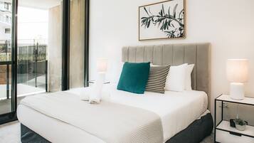 公寓, 1 間臥室 (with Parking) | 1 間臥室、獨特裝潢、布置獨特、書桌