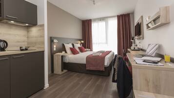 Een kluis op de kamer, gratis wifi, beddengoed
