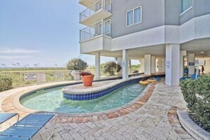 Indoor pool, outdoor pool