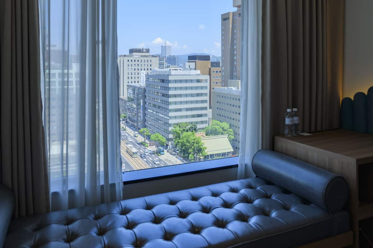 superior room, 1 king bed, city view, non smoking | view from room