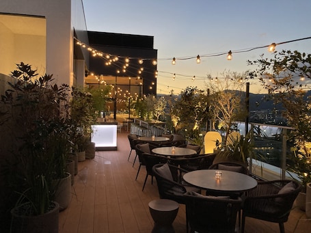 Rooftop terrace. THE KNOT Hiroshima