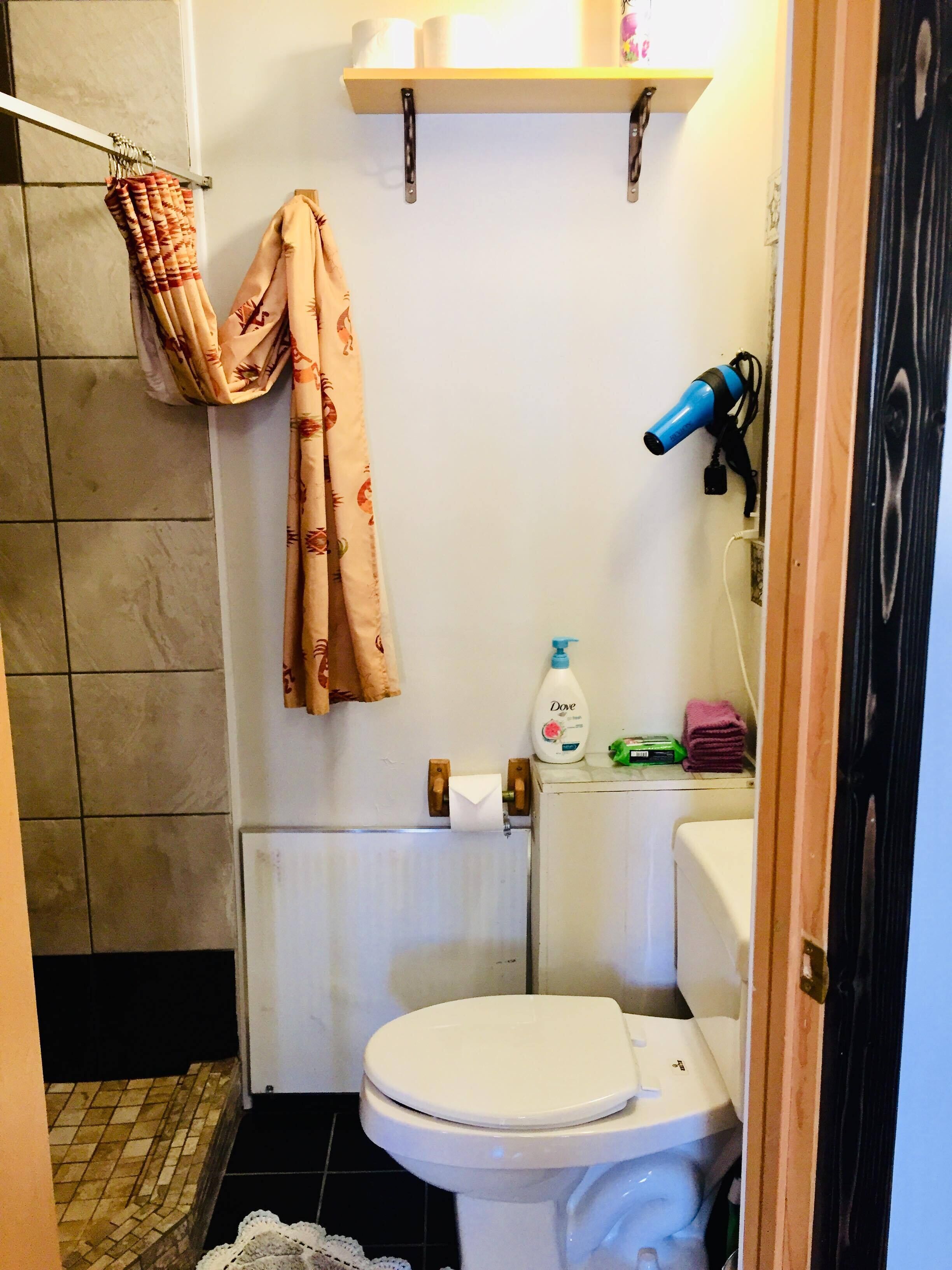 淋浴設備、風筒、提供毛巾、番梘