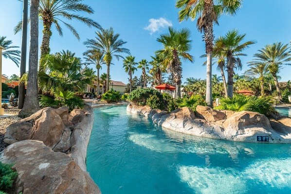 Outdoor pool - Ev7853ha - Regal Palms Resort & Spa - 4 Bed 3 Baths Townhouse (Davenport)
