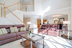 Family Villa, Garden Area | Living room