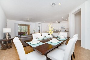 Family Villa, Garden Area | Private kitchen | Stovetop, dishwasher, cookware/dishes/utensils - Ev8100ha - Providence - 4 Bed 3 Baths Villa (Davenport)