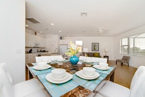 Family Villa, Garden Area | Private kitchen | Stovetop, dishwasher, cookware/dishes/utensils - Ev8102ha - Providence - 5 Bed 4 Baths Villa (Davenport)