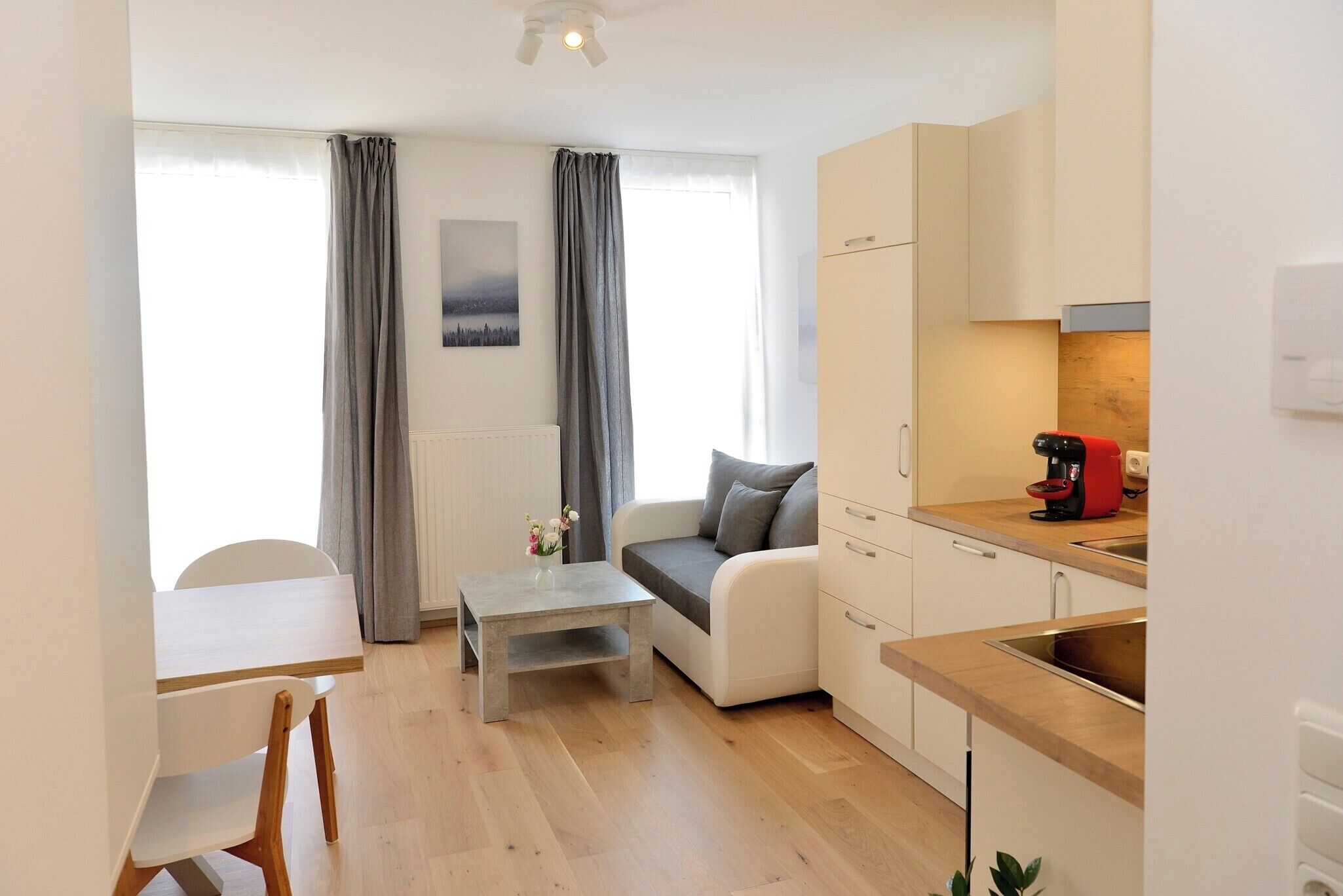 TV, DVD player, table tennis, stereo