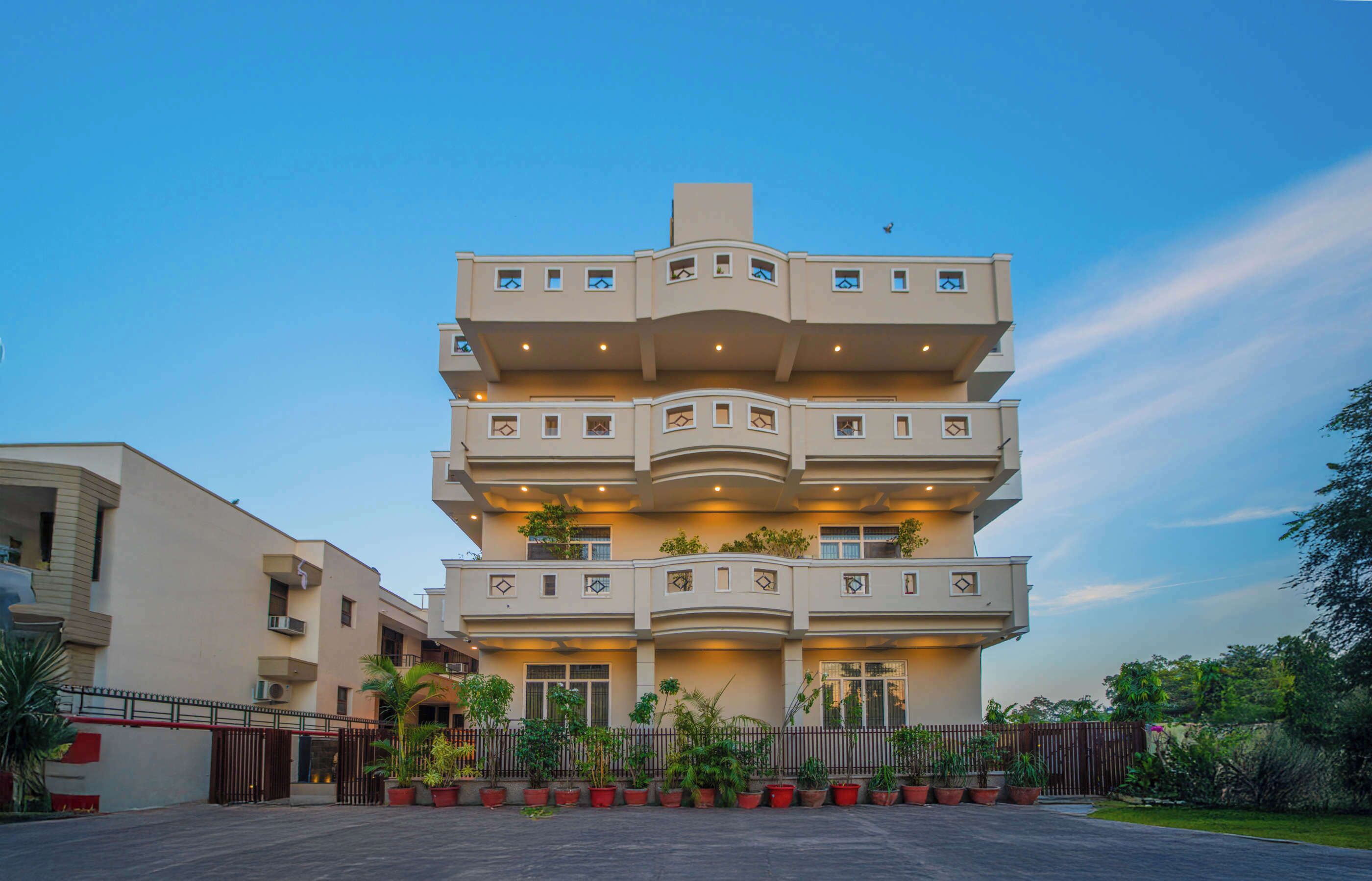 Façade de l’hébergement