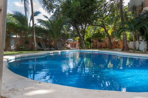 Outdoor pool - Luxury flat Beach front (Playacar)