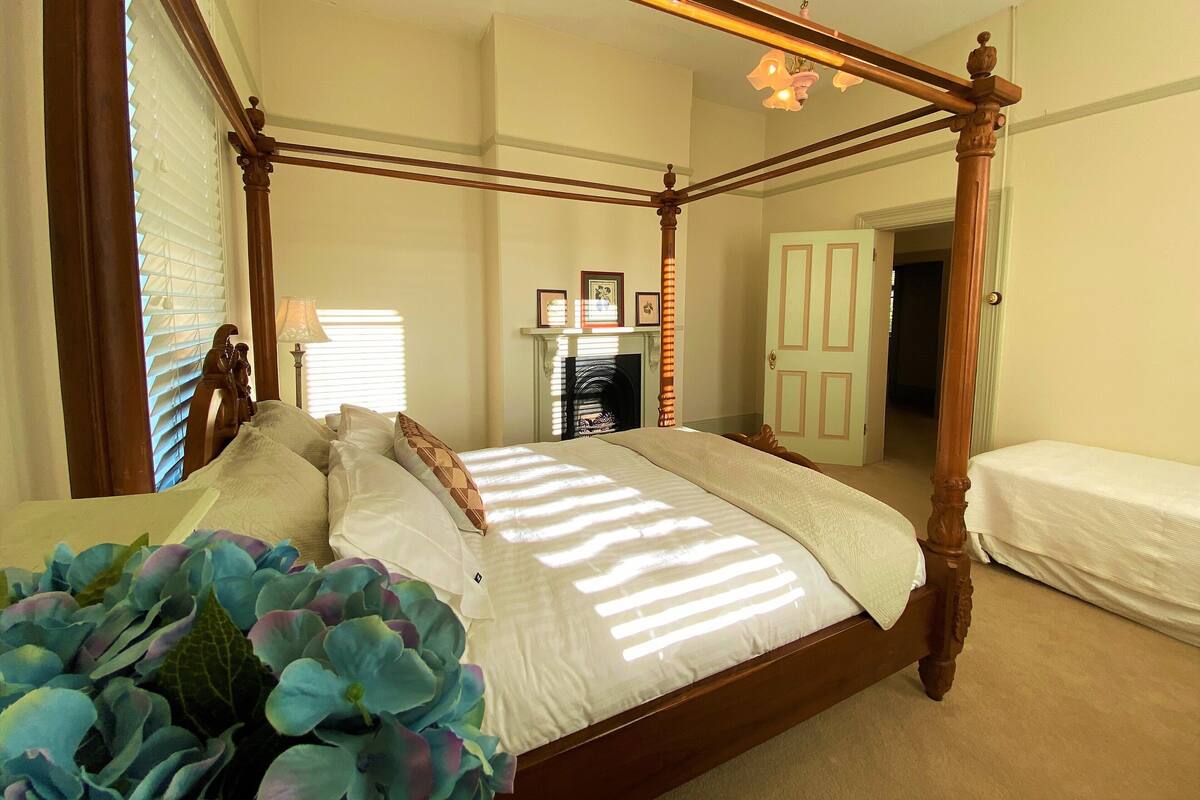 Premium bedding, down duvets, individually decorated