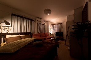 Phòng tiện nghi đơn giản (202) | Phòng khách | TV LCD 